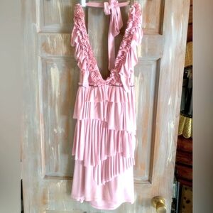 Scarabello Original Pink Ruffled Dress